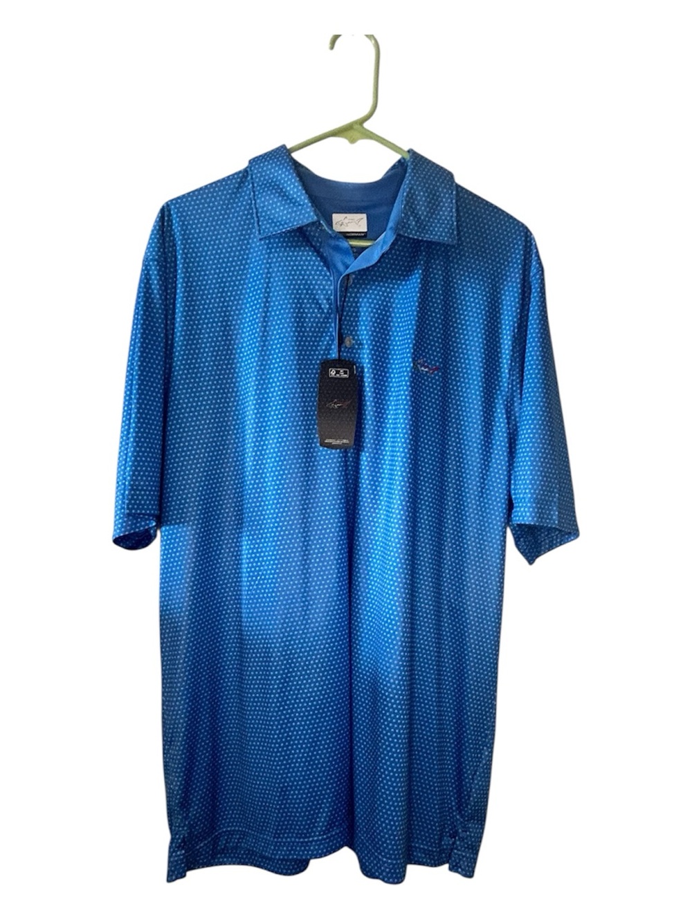 NWT Greg Norman Play dry performance fabric moisture wick Golf Polo shirt. XL
